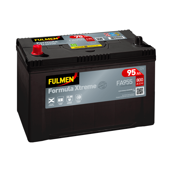 Autobatterie 95Ah 12V 800A Fulmen FA955 | telebaterias.com