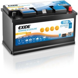Marine battery 150Ah 12V Exide EV1920S | telebaterias.com