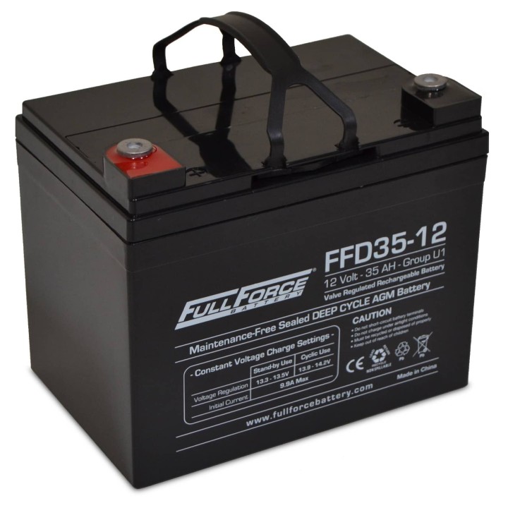Batteria nautica 35Ah 12V 225A Fullriver FFD35-12 | telebaterias.com
