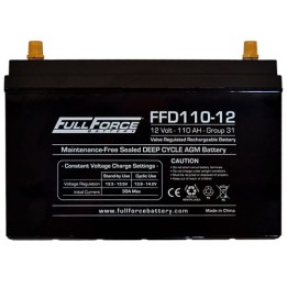 Marine battery 110Ah 12V 850A Fullriver FFD110-12 | telebaterias.com