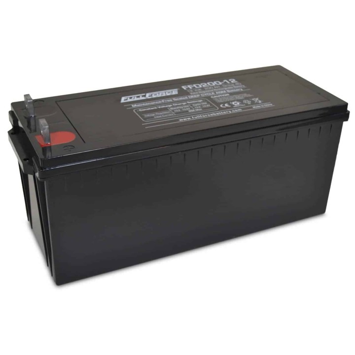 Batteria nautica 200Ah 12V 1300A Fullriver FFD200-12 | telebaterias.com