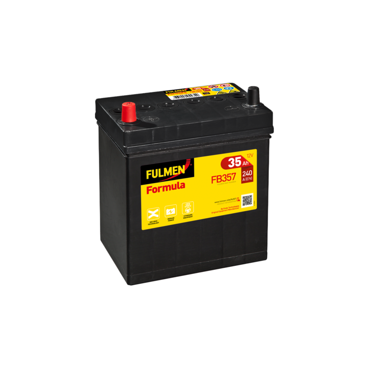 Batteria per auto 35Ah 12V 240A Fulmen FB357 | telebaterias.com