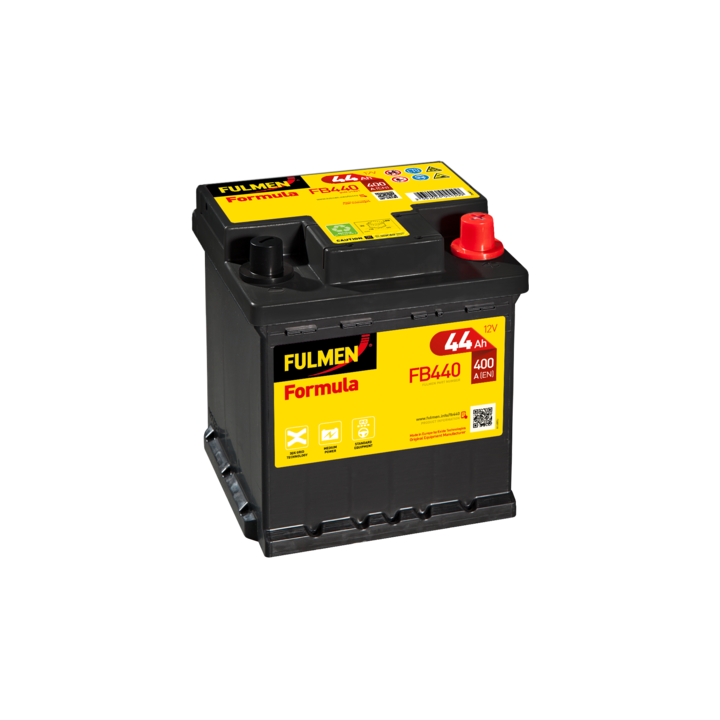 Batteria per auto 44Ah 12V 400A Fulmen FB440 | telebaterias.com