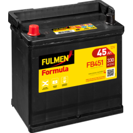 Batteria per auto 45Ah 12V 330A Fulmen FB451 | telebaterias.com