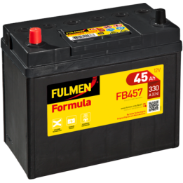 Car battery 45Ah 12V 330A Fulmen FB457 | telebaterias.com