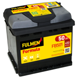 Batteria per auto 50Ah 12V 450A Fulmen FB501 | telebaterias.com