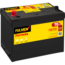 Autobatterie 70Ah 12V 540A Fulmen FB705 | telebaterias.com
