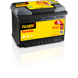 Autobatterie 74Ah 12V 680A Fulmen FB740 | telebaterias.com