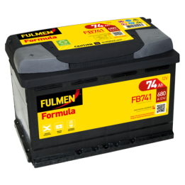 Batterie de voiture 74Ah 12V 680A Fulmen FB741 | telebaterias.com