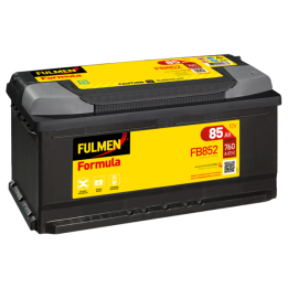 Autobatterie 85Ah 12V 760A Fulmen FB852 | telebaterias.com