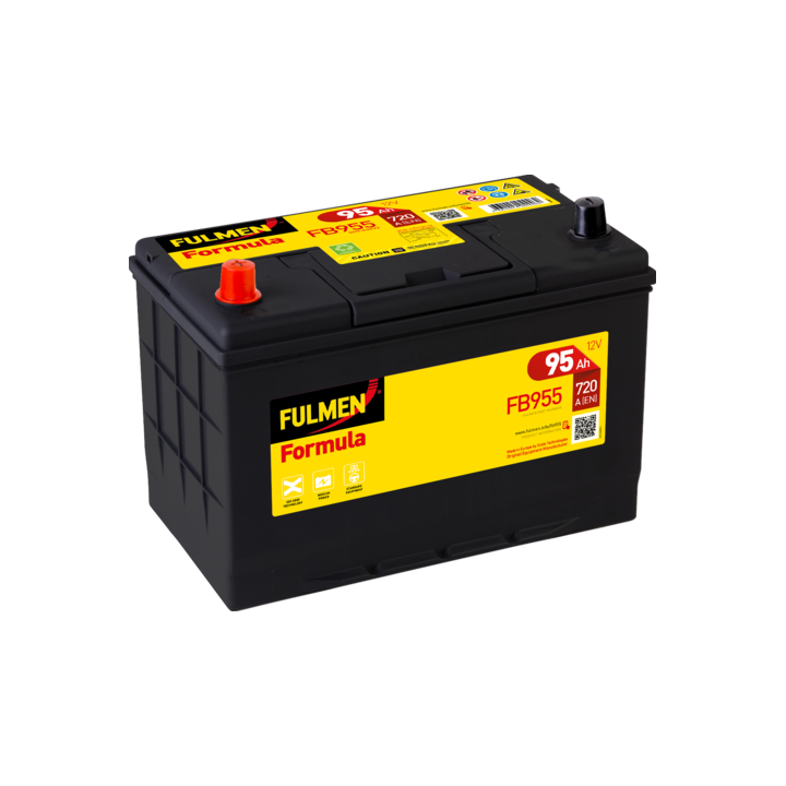 Autobatterie 95Ah 12V 760A Fulmen FB955 | telebaterias.com