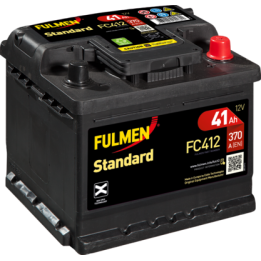 Batteria per auto 41Ah 12V 370A Fulmen FC412 | telebaterias.com