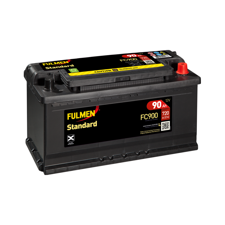 Bateria de carro 90Ah 12V 720A Fulmen FC900 | telebaterias.com