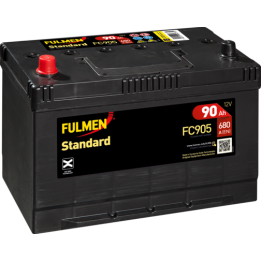 Batteria per auto 90Ah 12V 680A Fulmen FC905 | telebaterias.com