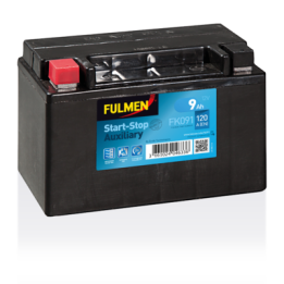 Batteria ausiliaria 9Ah 12V 120A Fulmen FK091 | telebaterias.com