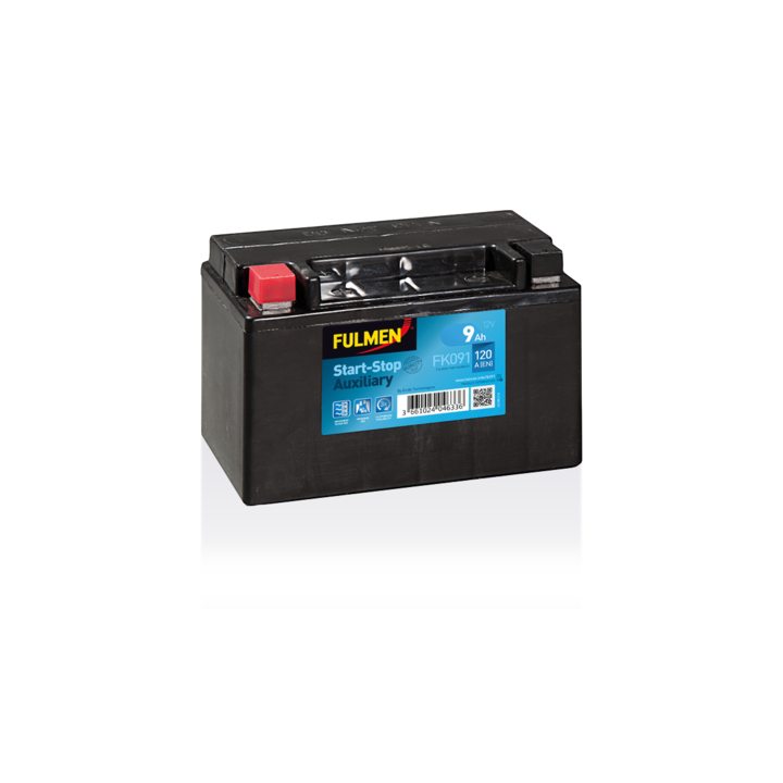 Batteria ausiliaria 9Ah 12V 120A Fulmen FK091 | telebaterias.com