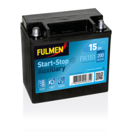 Bateria auxiliar 15Ah 12V 200A Fulmen FK151 | telebaterias.com
