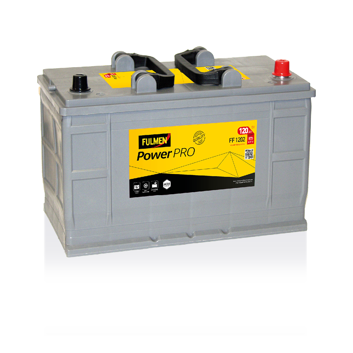 Batteria per camion 120Ah 12V 870A Fulmen FF1202 | telebaterias.com
