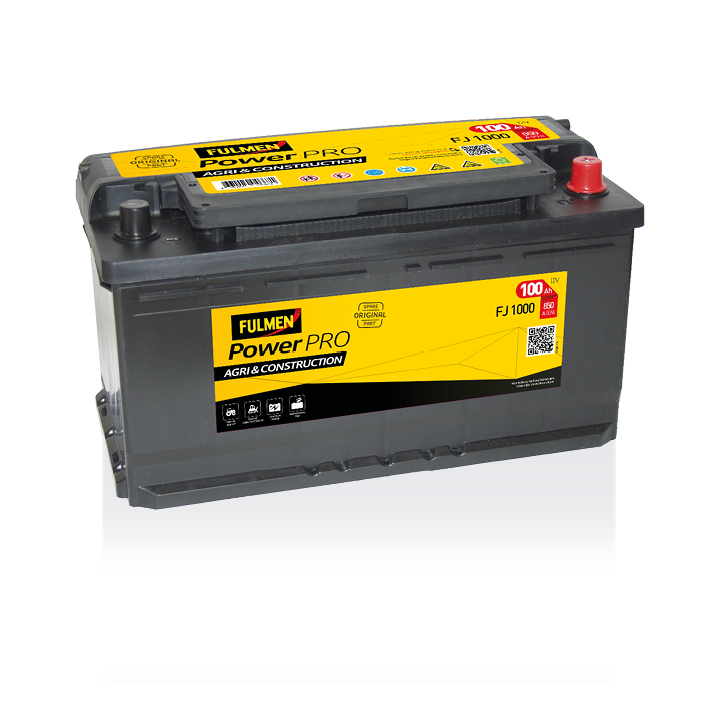 Batería de camión 100Ah 12V 850A Fulmen FJ1000 | telebaterias.com