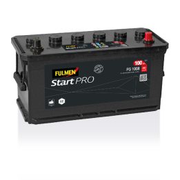 Truck battery 100Ah 12V 680A Fulmen FG1008 | telebaterias.com