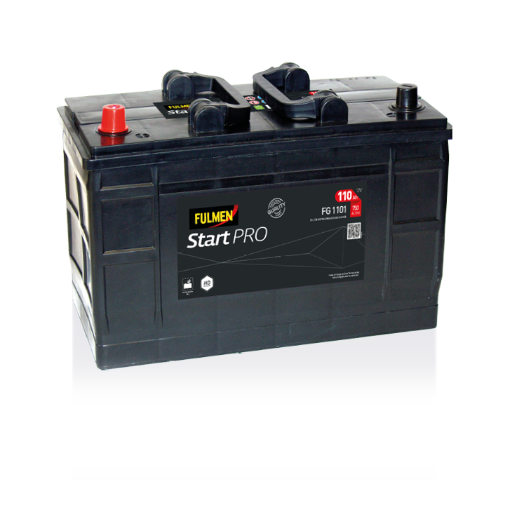 Batería de camión 110Ah 12V 750A Fulmen FG1101 | telebaterias.com