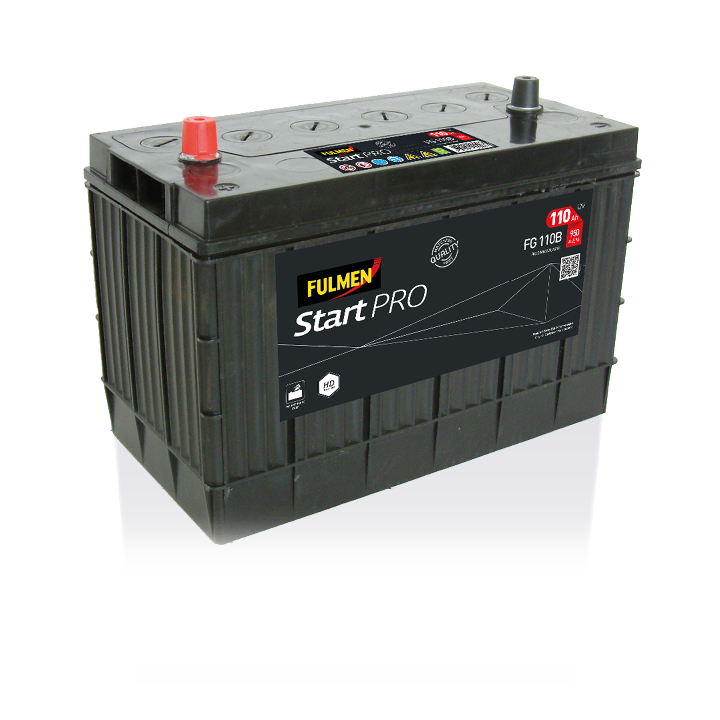 Batería de camión 110Ah 12V 950A Fulmen FG110B | telebaterias.com