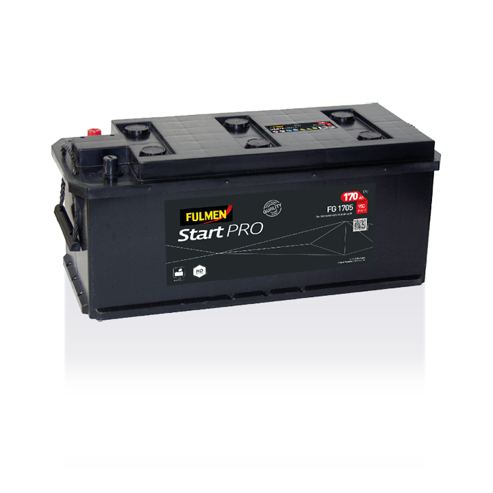 Truck battery 170Ah 12V 950A Fulmen FG1705 | telebaterias.com