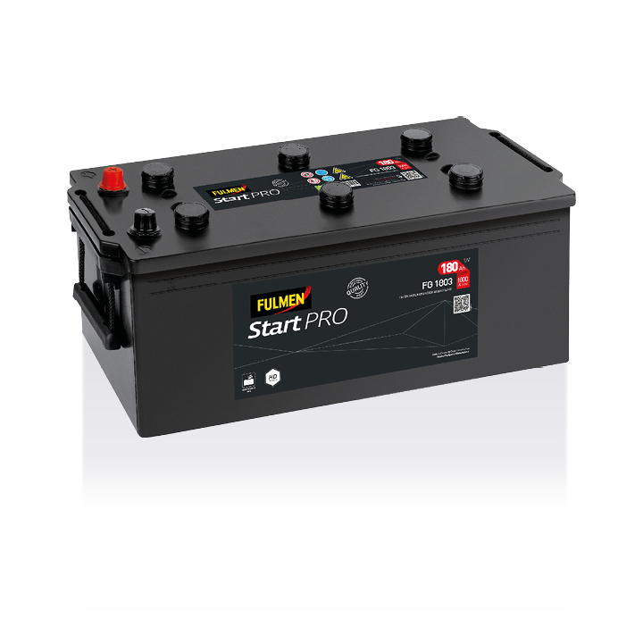 Bateria de camião 180Ah 12V 1000A Fulmen FG1803 | telebaterias.com