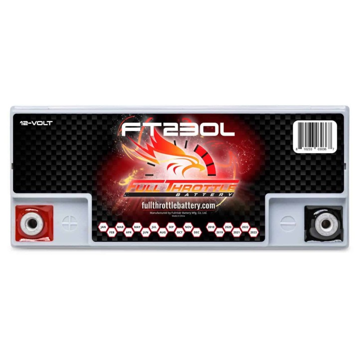 Marine battery 20Ah 12V 230A Fullriver FT230L | telebaterias.com