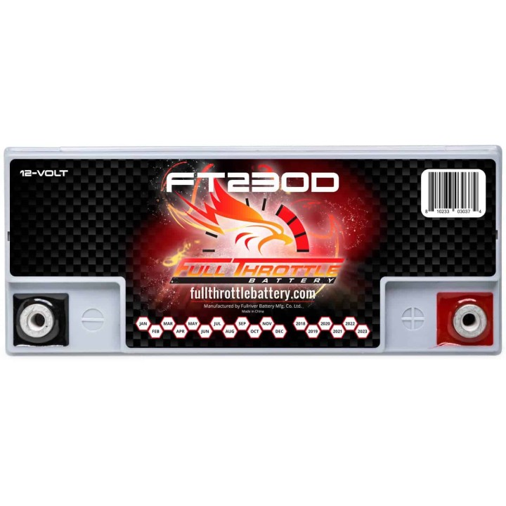 Batteria nautica 22Ah 12V 180A Fullriver FT230D | telebaterias.com