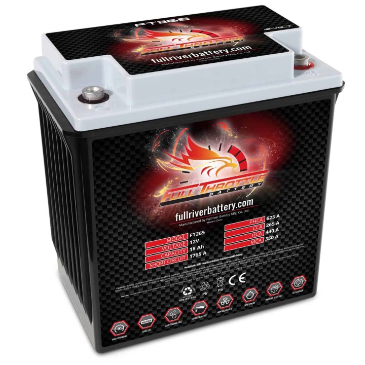 Batteria nautica 18Ah 12V 265A Fullriver FT265 | telebaterias.com