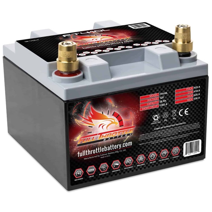 Batería de barco 28Ah 12V 410A Fullriver FT410L | telebaterias.com