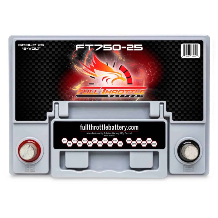Marine battery 64Ah 12V 750A Fullriver FT750-25 | telebaterias.com