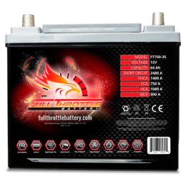 Marine battery 64Ah 12V 750A Fullriver FT750-35 | telebaterias.com