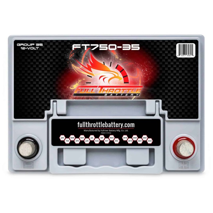 Bootsbatterie 64Ah 12V 750A Fullriver FT750-35 | telebaterias.com