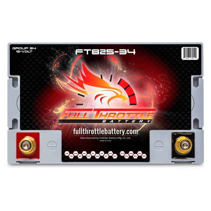 Bootsbatterie 65Ah 12V 825A Fullriver FT825-34 | telebaterias.com