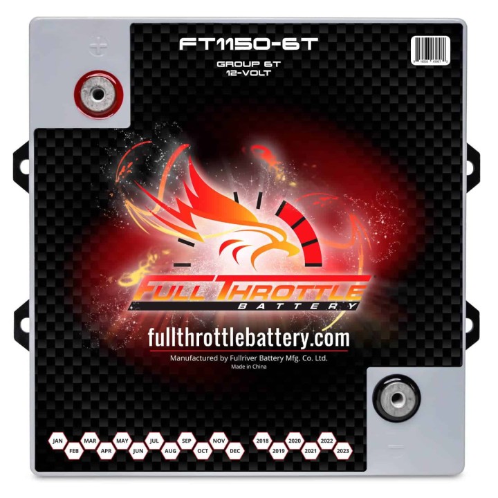 Bootsbatterie 120Ah 12V 1150A Fullriver FT1150-6T | telebaterias.com