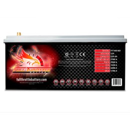 Marine battery 225Ah 12V 1450A Fullriver FT1450-8D | telebaterias.com