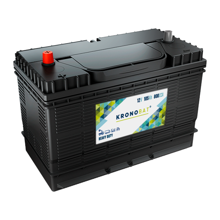 Batteria per camion 105Ah 12V 800A Kronobat HD-105.9 | telebaterias.com