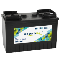 Batteria per camion 110Ah 12V 680A Kronobat HD-110.1 | telebaterias.com