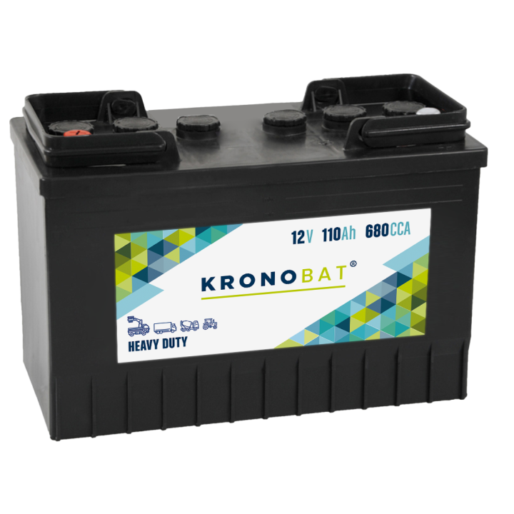Batterie de camion 110Ah 12V 680A Kronobat HD-110.1 | telebaterias.com