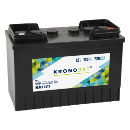 Batería de camión 125Ah 12V 720A Kronobat HD-125.0 | telebaterias.com
