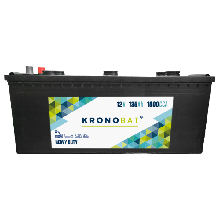 Bateria de camião 135Ah 12V 1000A Kronobat HD-135.3 | telebaterias.com