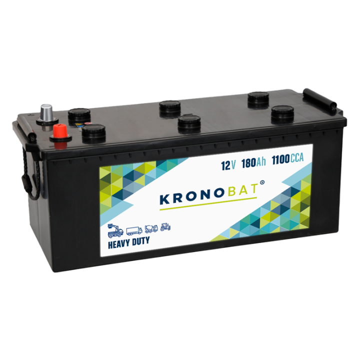 Batería de camión 180Ah 12V 1100A Kronobat HD-180.4 | telebaterias.com