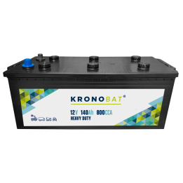Batería de camión 140Ah 12V 800A Kronobat HD-140.3 | telebaterias.com