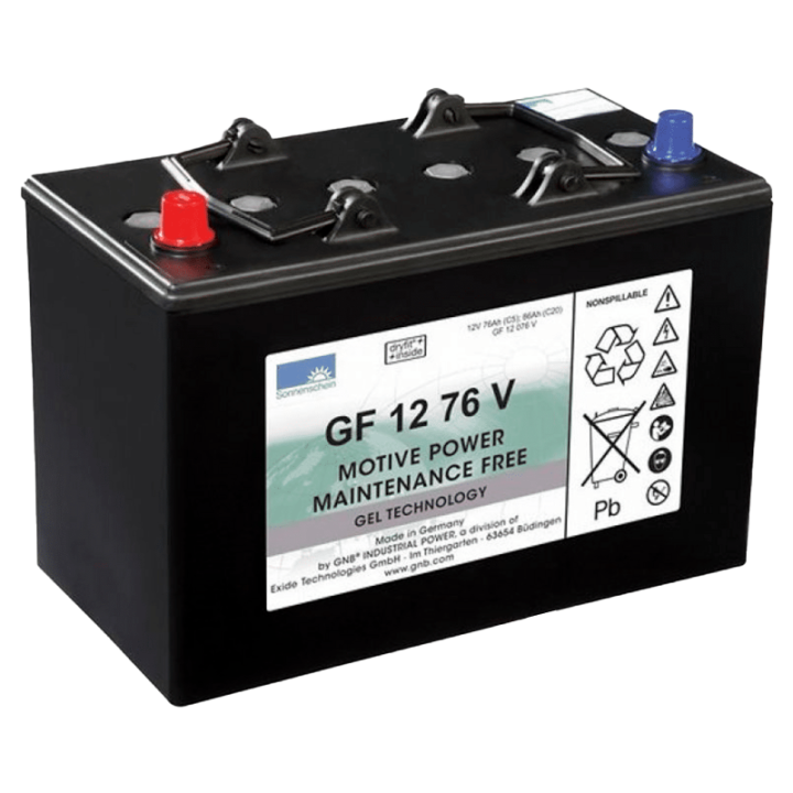 Batteria per carrozzina 86Ah 12V Sonnenschein GF12076V | telebaterias.com