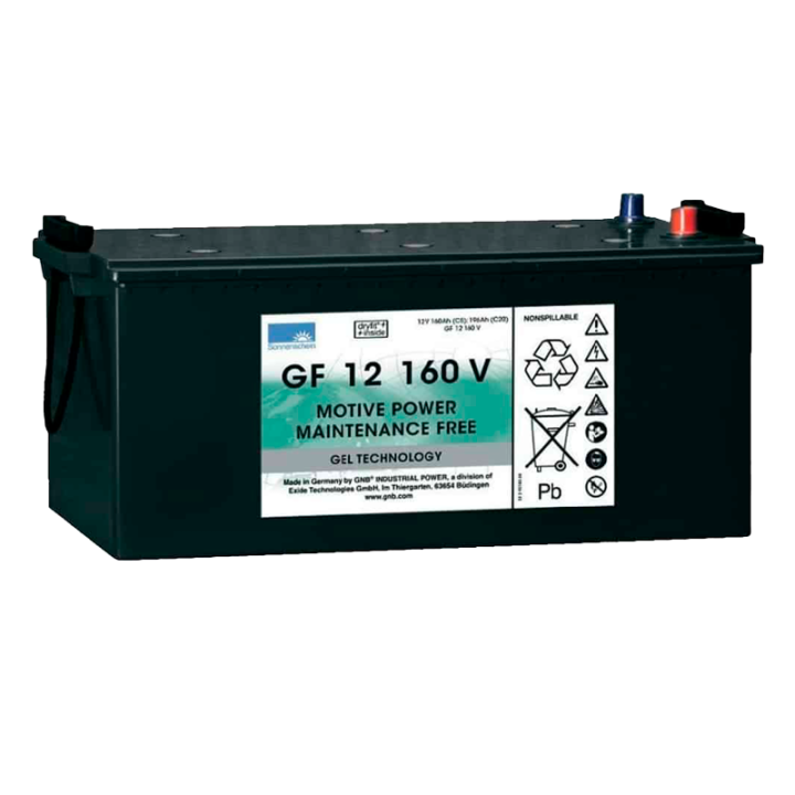 Wheelchair battery 196Ah 12V Sonnenschein GF12160V | telebaterias.com