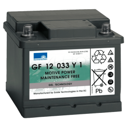 Mobilitätsbatterie 38Ah 12V Sonnenschein GF12033Y1 | telebaterias.com