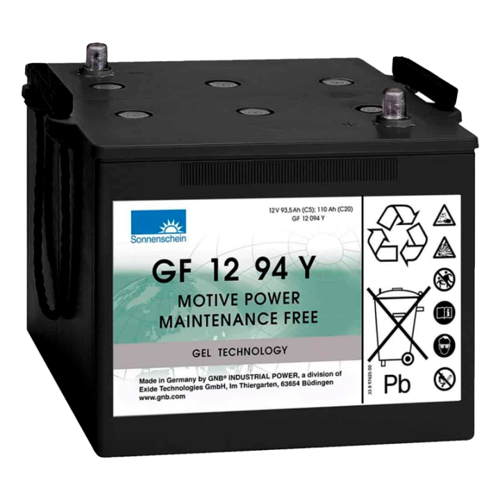 Mobilitätsbatterie 110Ah 12V Sonnenschein GF12094Y | telebaterias.com