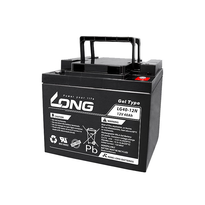 Rollstuhlbatterie 40Ah 12V Long LG40-12N | telebaterias.com